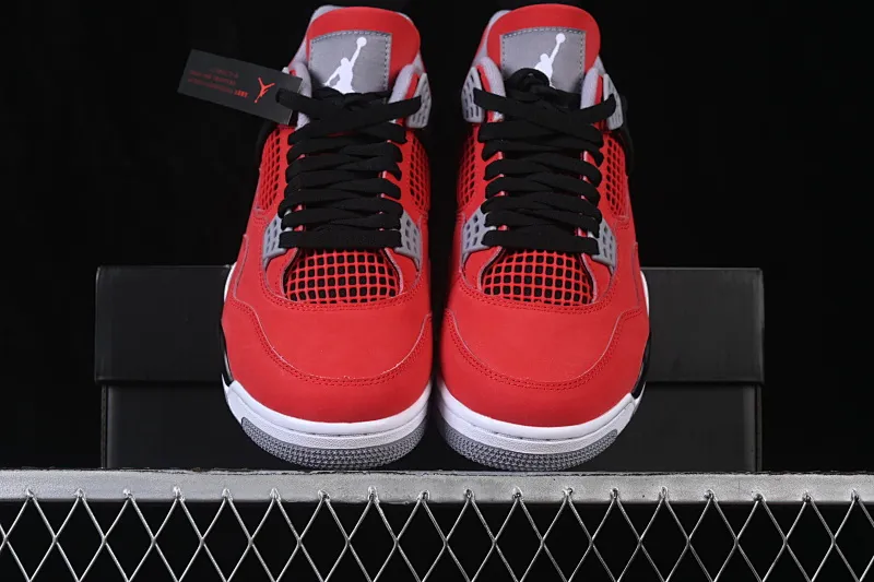 All categories Air Jordan Jordan series basketball shoes Air Jordan 4 OG version Air Jordan 4 "Toro" AJ4 Joe 4 Big Red Bull replica basketball shoes FQ8138-600